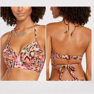 Sundazed Python Snake Print 2 pc Bikini - 32D Simone Top & XS Mermaid Bottom NWT